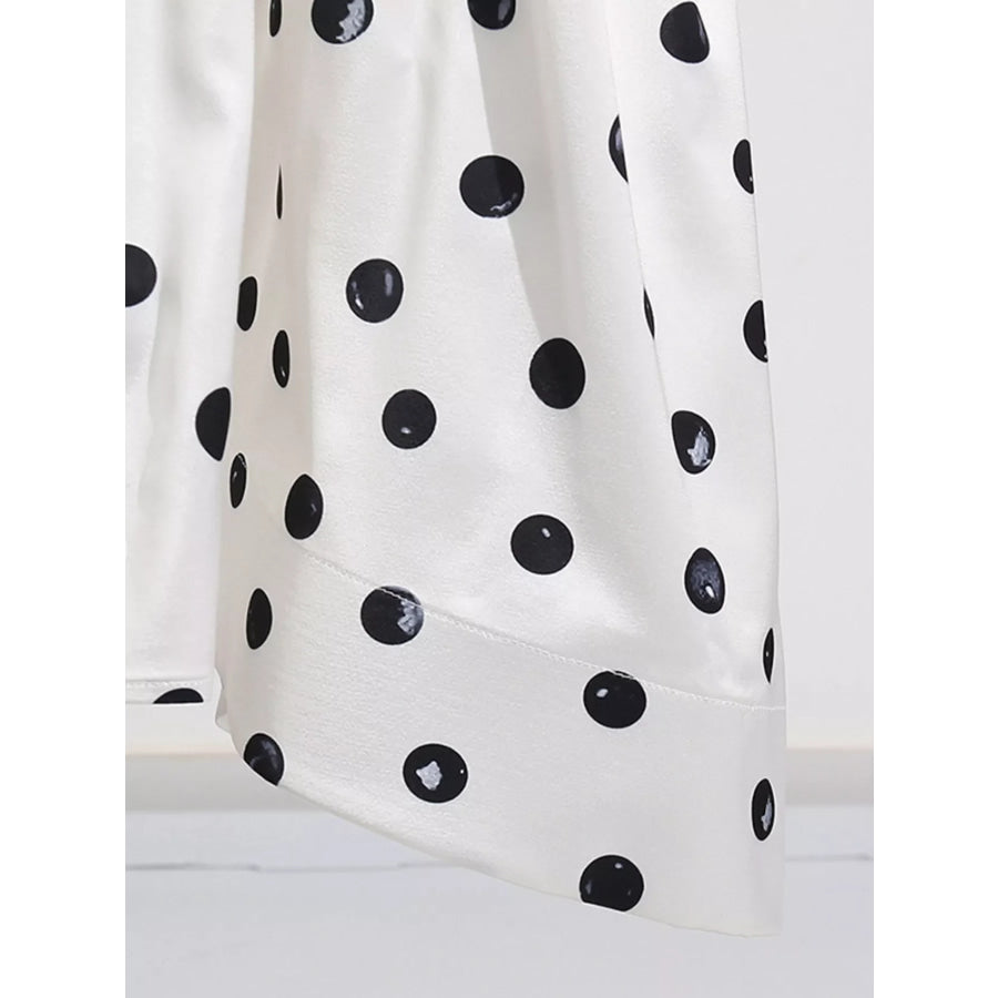 Polka Dot Ruffle Skirt Apparel and Accessories