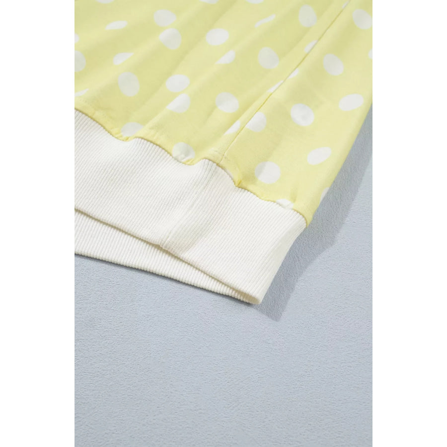 Polka Dot Short Sleeve Top and Shorts Set Apparel and Accessories