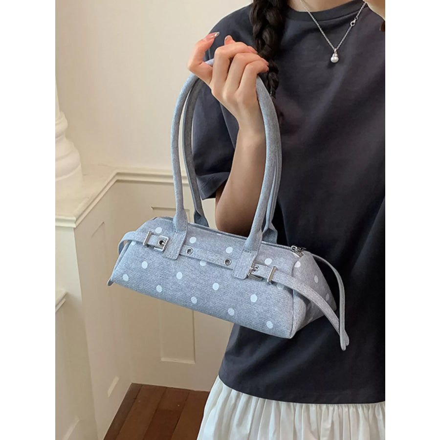 Polka Dot Shoulder Bag Blue / onesize Apparel and Accessories