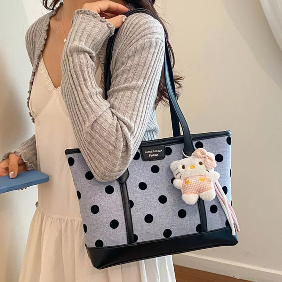 Polka Dot Shoulder Bag Blue / onesize Apparel and Accessories