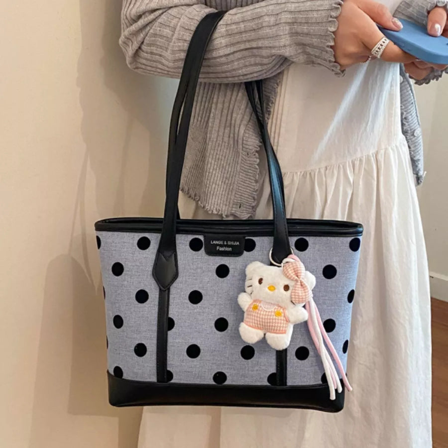 Polka Dot Shoulder Bag Blue / onesize Apparel and Accessories