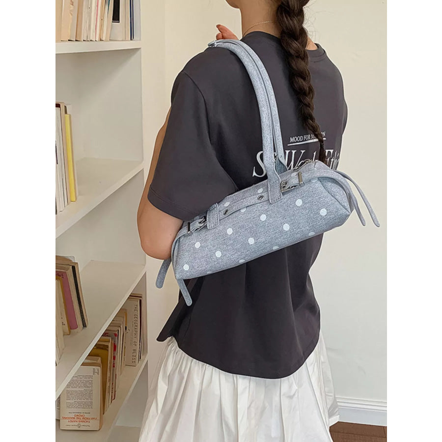 Polka Dot Shoulder Bag Blue / onesize Apparel and Accessories