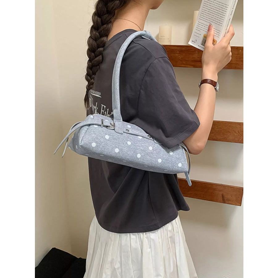 Polka Dot Shoulder Bag Blue / onesize Apparel and Accessories