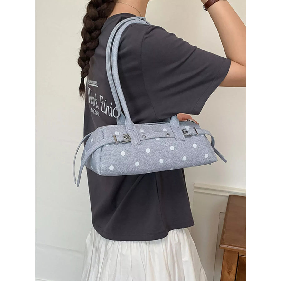 Polka Dot Shoulder Bag Blue / onesize Apparel and Accessories