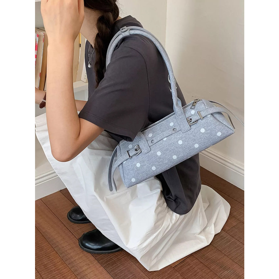 Polka Dot Shoulder Bag Blue / onesize Apparel and Accessories
