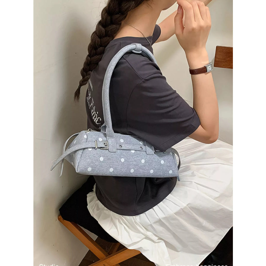 Polka Dot Shoulder Bag Blue / onesize Apparel and Accessories