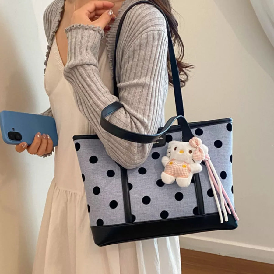 Polka Dot Shoulder Bag Blue / onesize Apparel and Accessories