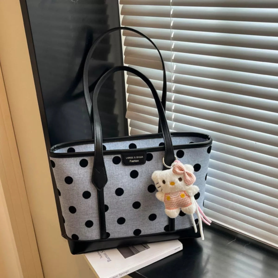 Polka Dot Shoulder Bag Blue / onesize Apparel and Accessories