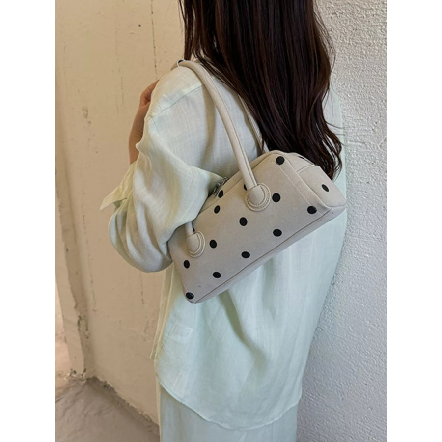 Polka Dot Shoulder Bag Off-white / onesize Apparel and Accessories