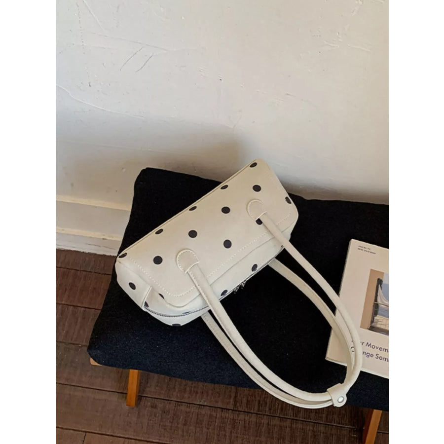 Polka Dot Shoulder Bag Off-white / onesize Apparel and Accessories
