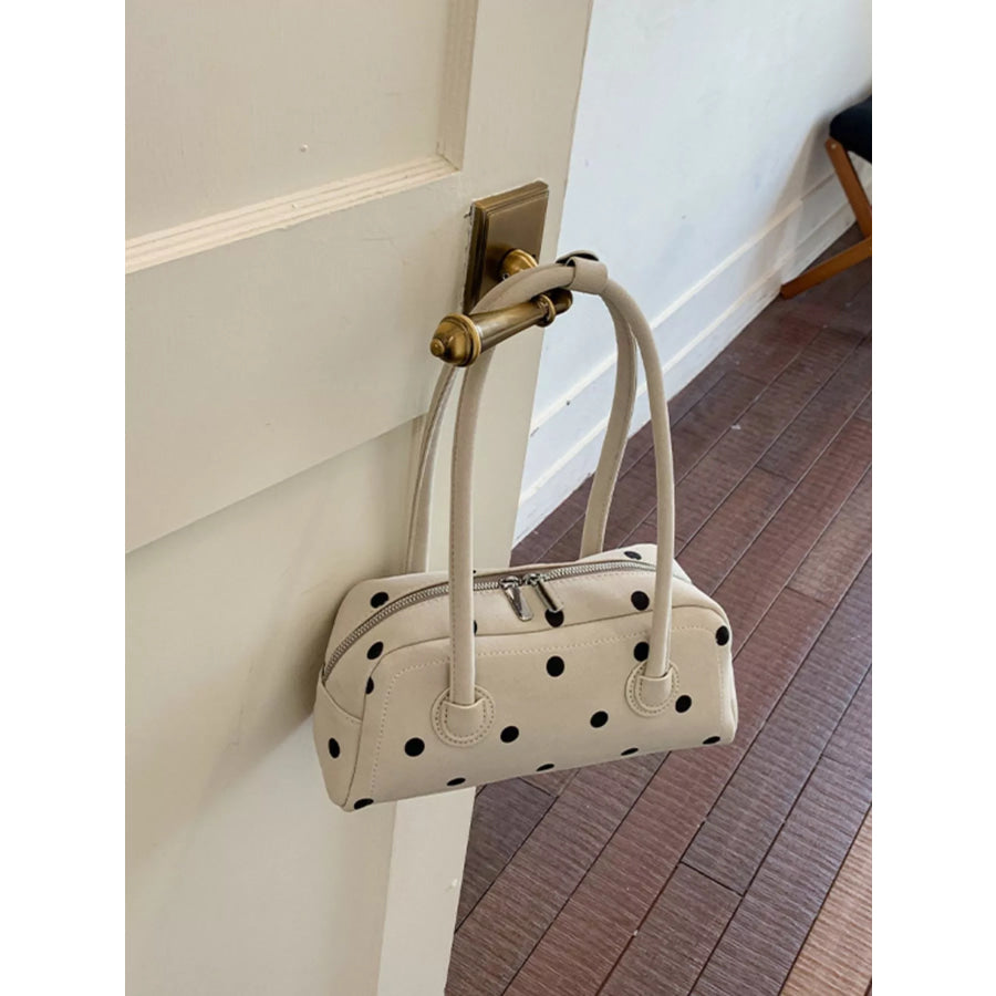 Polka Dot Shoulder Bag Off-white / onesize Apparel and Accessories