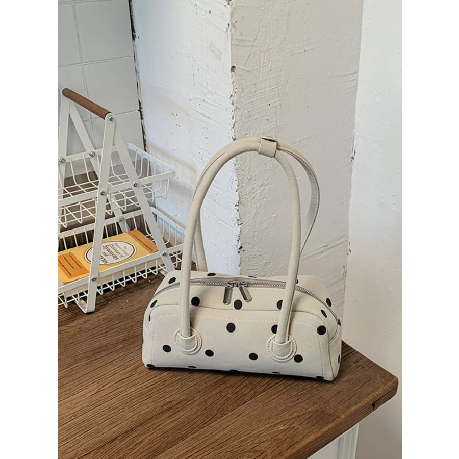 Polka Dot Shoulder Bag Off-white / onesize Apparel and Accessories