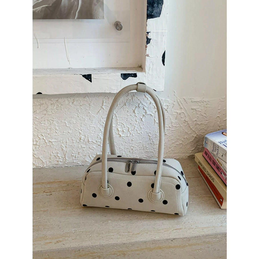 Polka Dot Shoulder Bag Off-white / onesize Apparel and Accessories