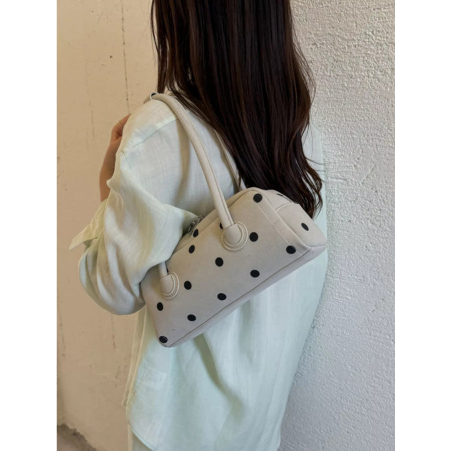 Polka Dot Shoulder Bag Off-white / onesize Apparel and Accessories