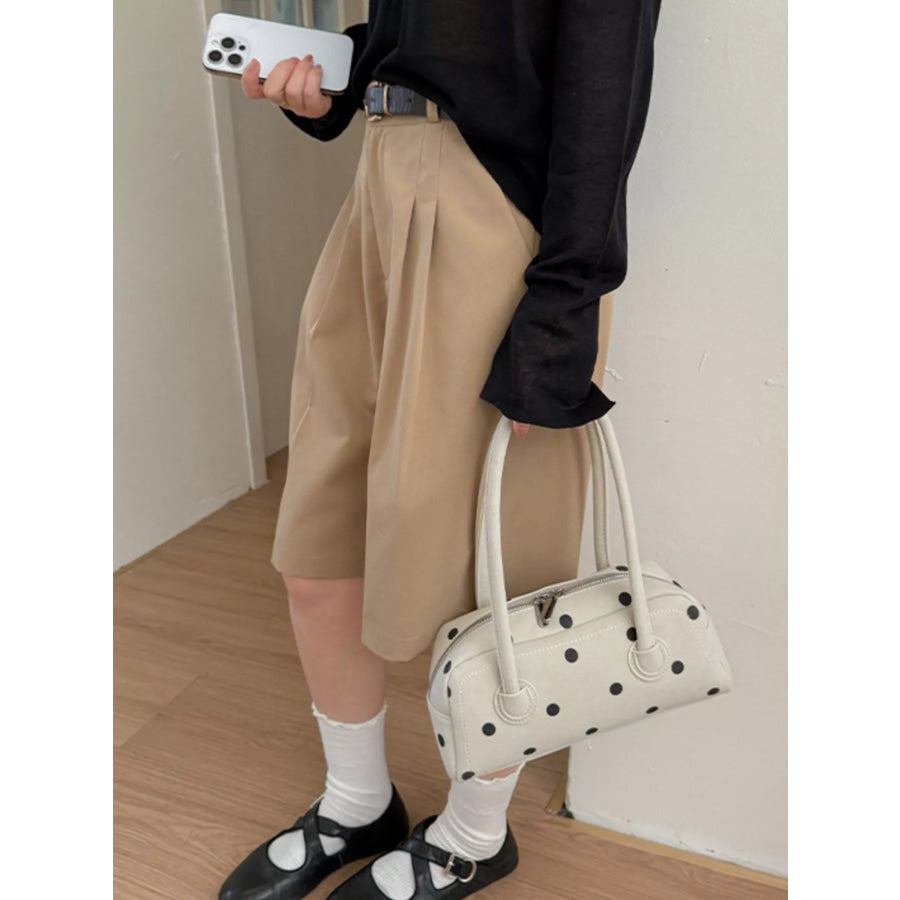 Polka Dot Shoulder Bag Off-white / onesize Apparel and Accessories