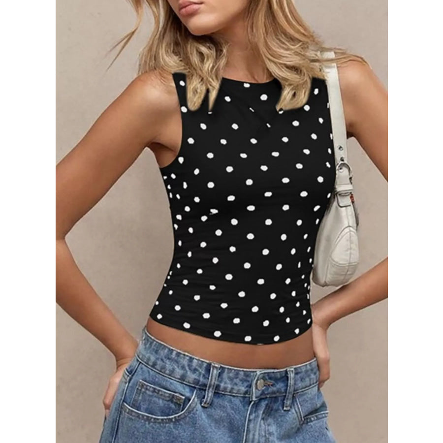 Polka Dot Tank Top Apparel and Accessories