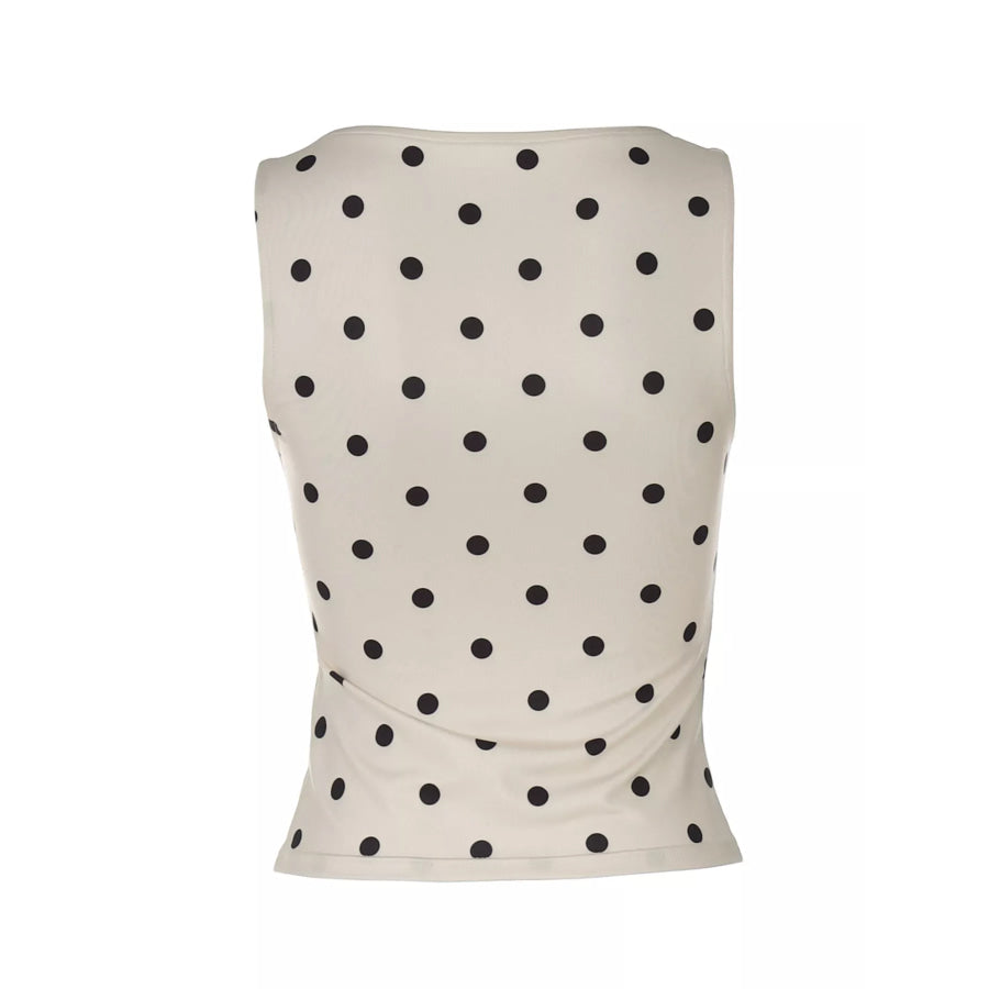Polka Dot Tank Top Apparel and Accessories