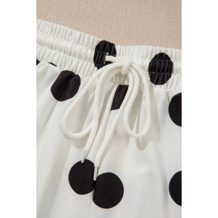 Polka Dot Tee and Shorts 2-Piece Set Apparel and Accessories