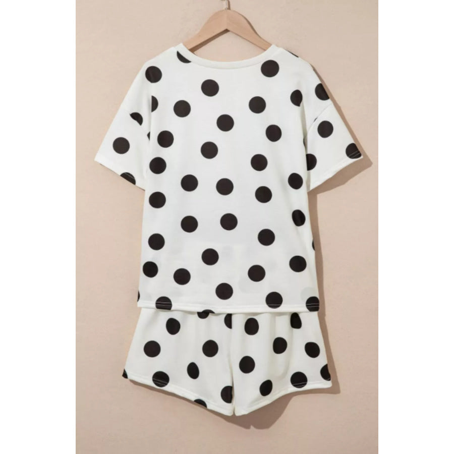 Polka Dot Tee and Shorts 2-Piece Set Apparel and Accessories
