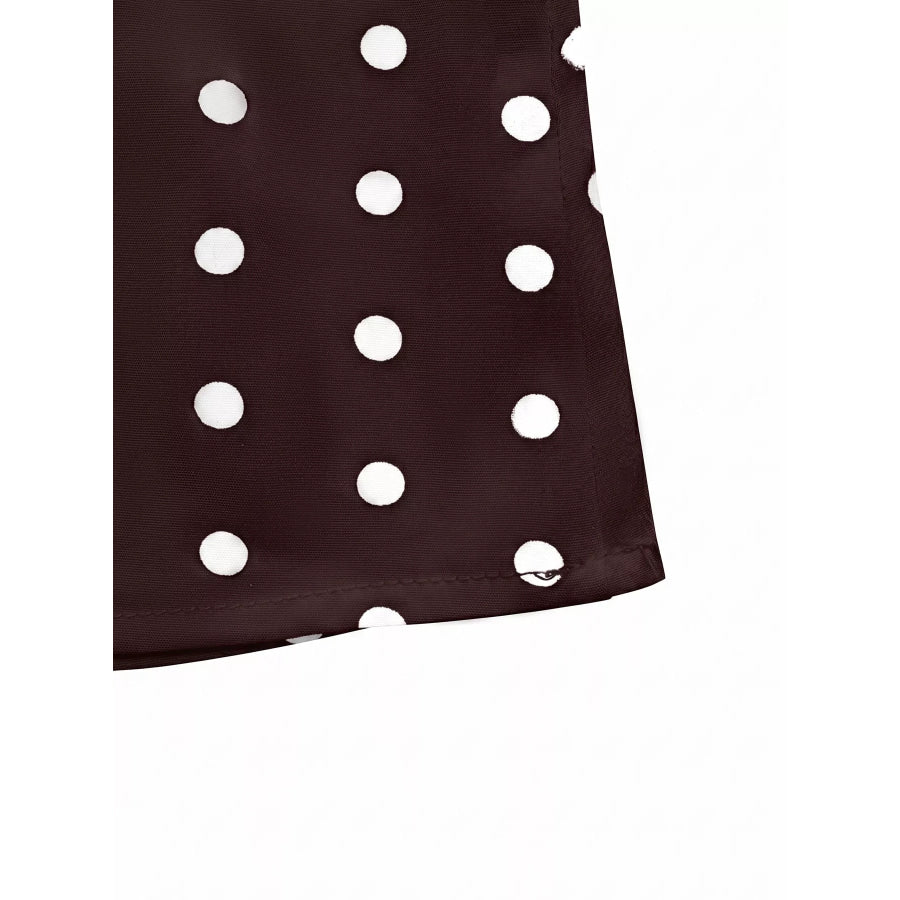 Polka Dot Tie Back Cami Apparel and Accessories
