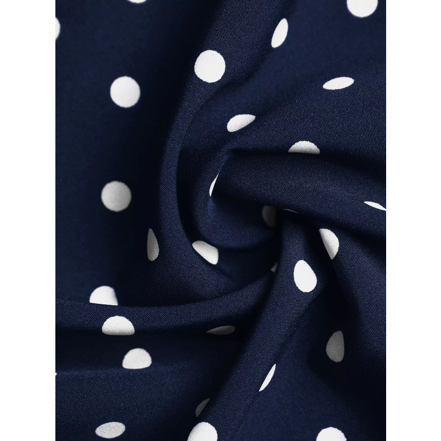Polka Dot Tube A-Line Dress Apparel and Accessories