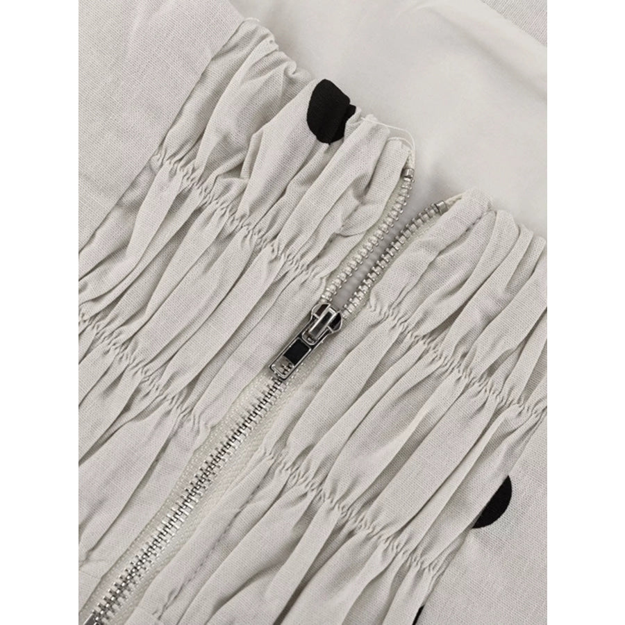 Polka Dot Tube Top and Pants Set Apparel and Accessories