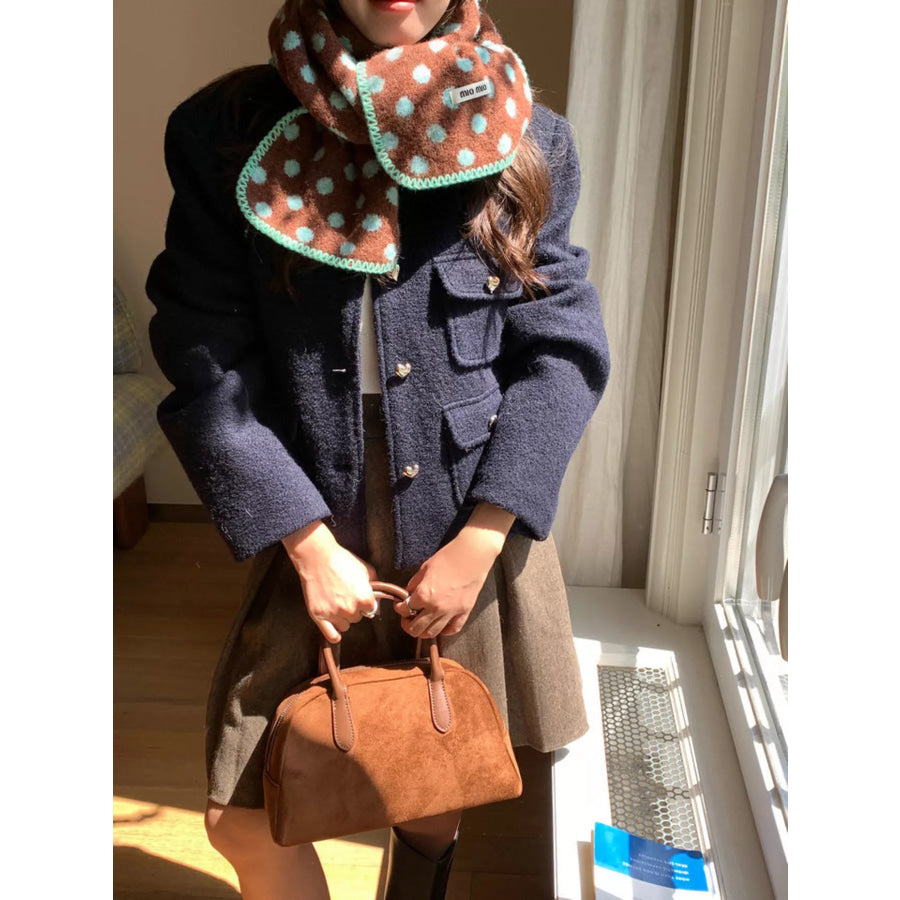 Polka Dot Warm Scarf Apparel and Accessories