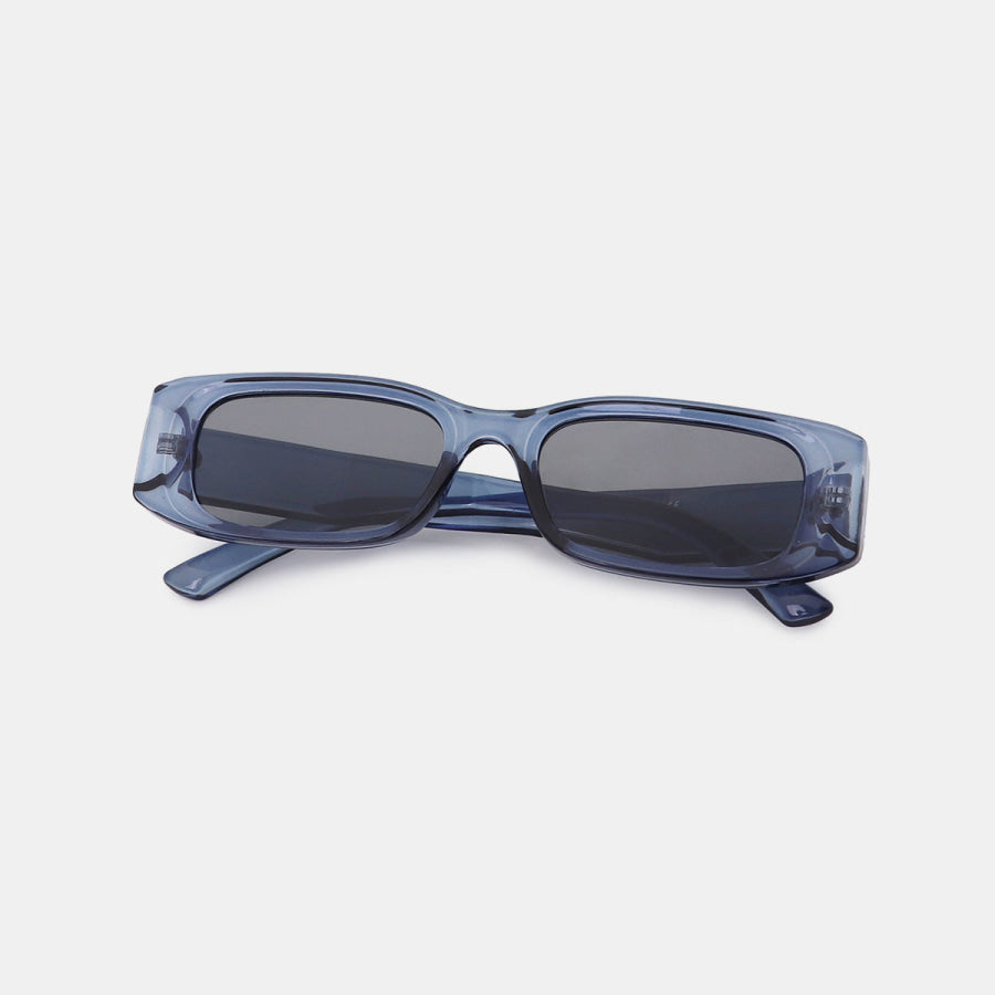Polycarbonate Frame Rectangle Sunglasses Apparel and Accessories