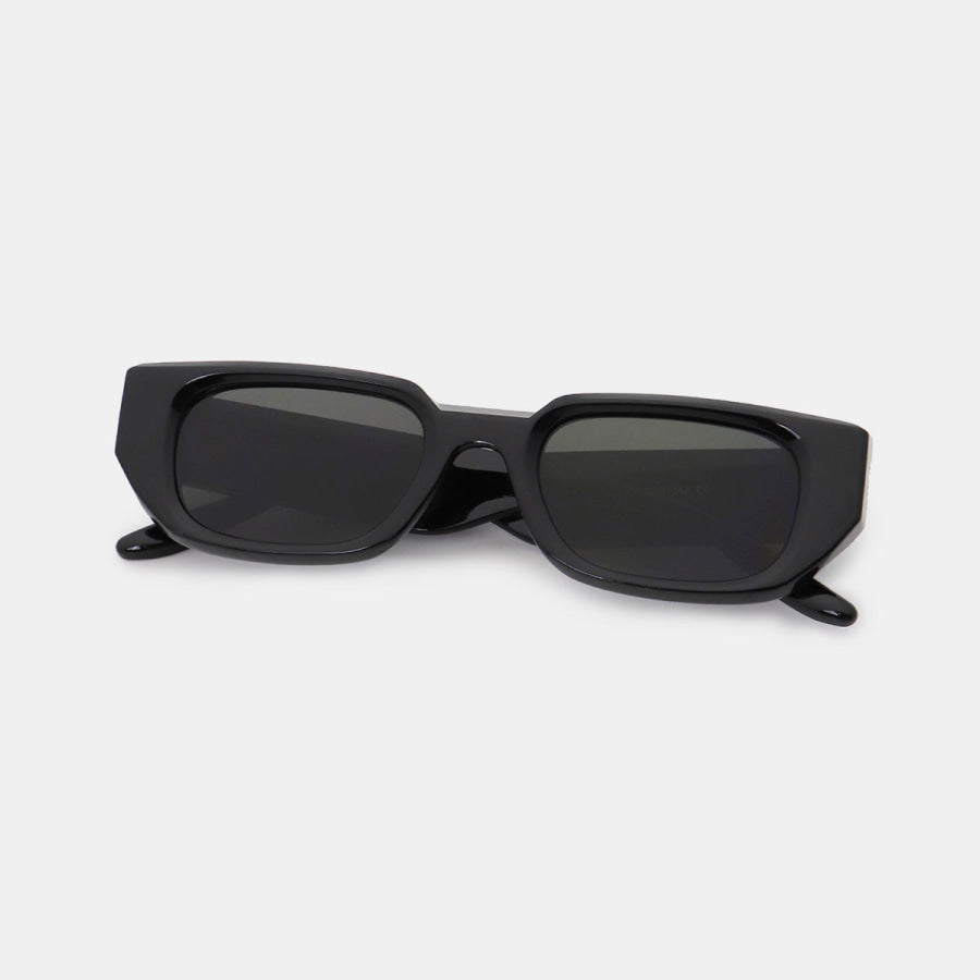 Polycarbonate Frame Rectangle Sunglasses Apparel and Accessories