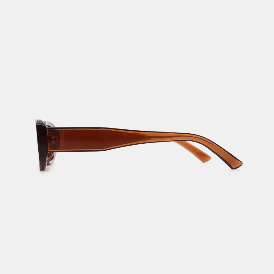 Polycarbonate Frame Rectangle Sunglasses Apparel and Accessories