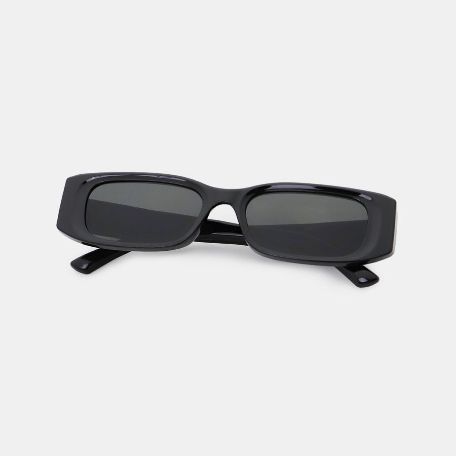 Polycarbonate Frame Rectangle Sunglasses Apparel and Accessories