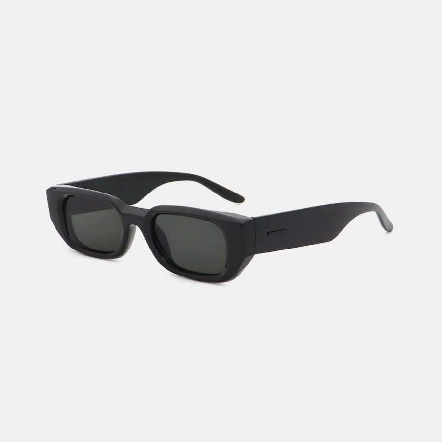 Polycarbonate Frame Rectangle Sunglasses Apparel and Accessories