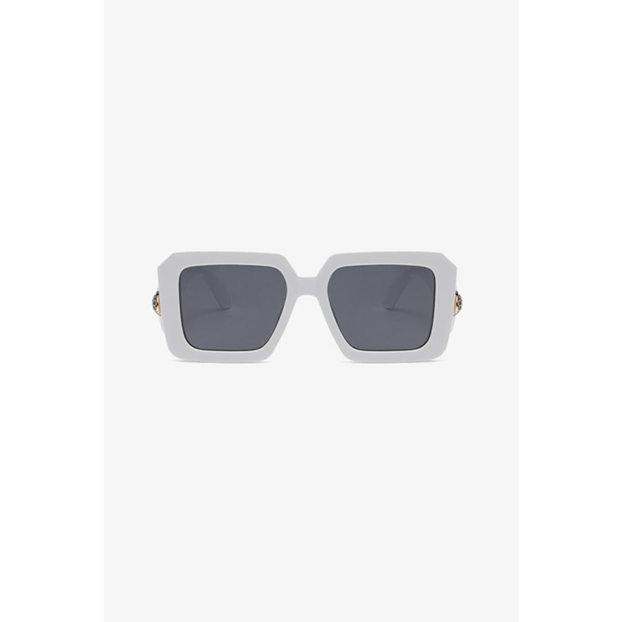 Polycarbonate Frame Square Sunglasses Apparel and Accessories