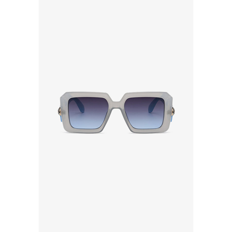 Polycarbonate Frame Square Sunglasses Apparel and Accessories