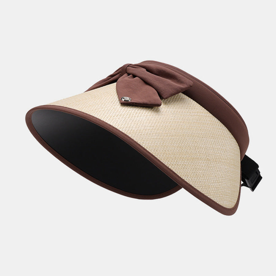 Polyester Adjustable Sun Hat Brown / One Size Apparel and Accessories