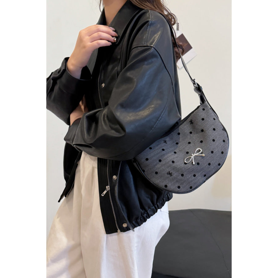 Polyester Printed Adjustable Strap Crossbody Bag Apparel and Accessories