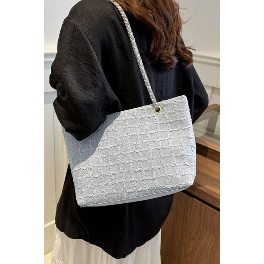 Polyester Texture Chain Tote bag Apparel and Accessories