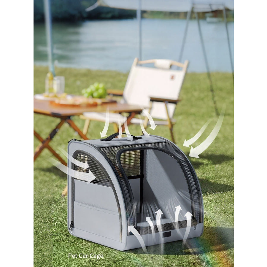 Portable Breathable Car Pet Cage Apparel and Accessories