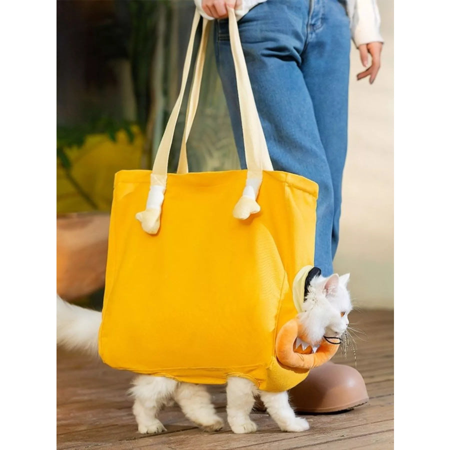 Portable Breathable Pet Bag Gold / M Apparel and Accessories