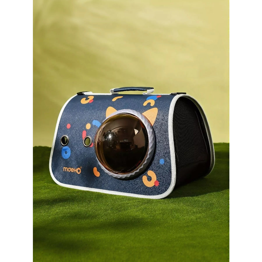 Portable Bubble Window Pet Carrier Bag Dark Navy / One Size Apparel and Accessories