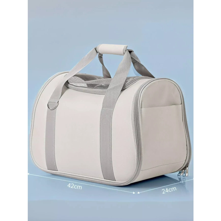 Portable Bubble Window Pet Carrier Bag Light Gray / One Size Apparel and Accessories