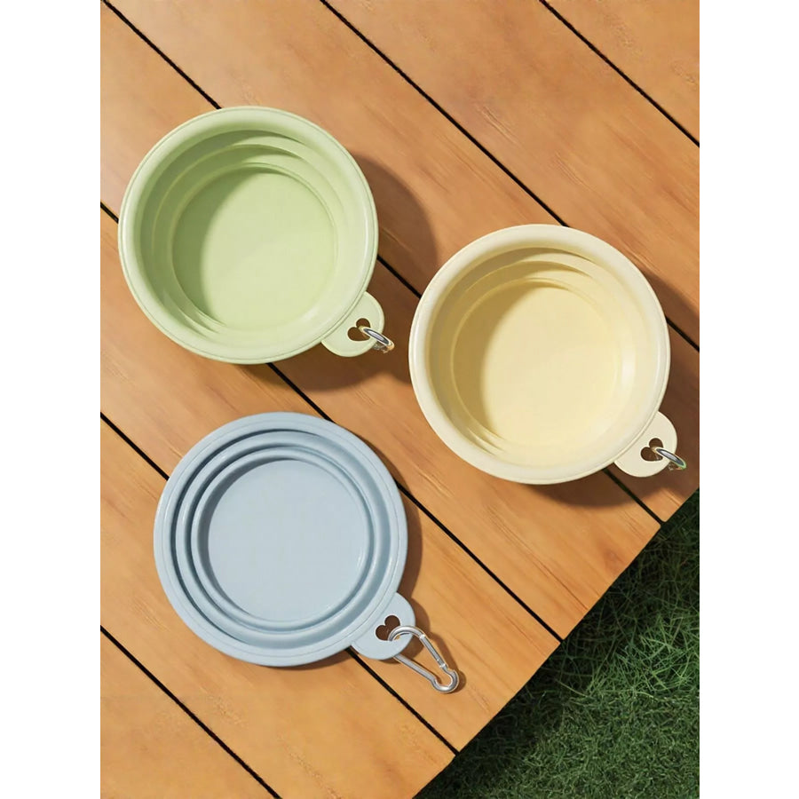 Portable Collapsible Pet Bowls Apparel and Accessories