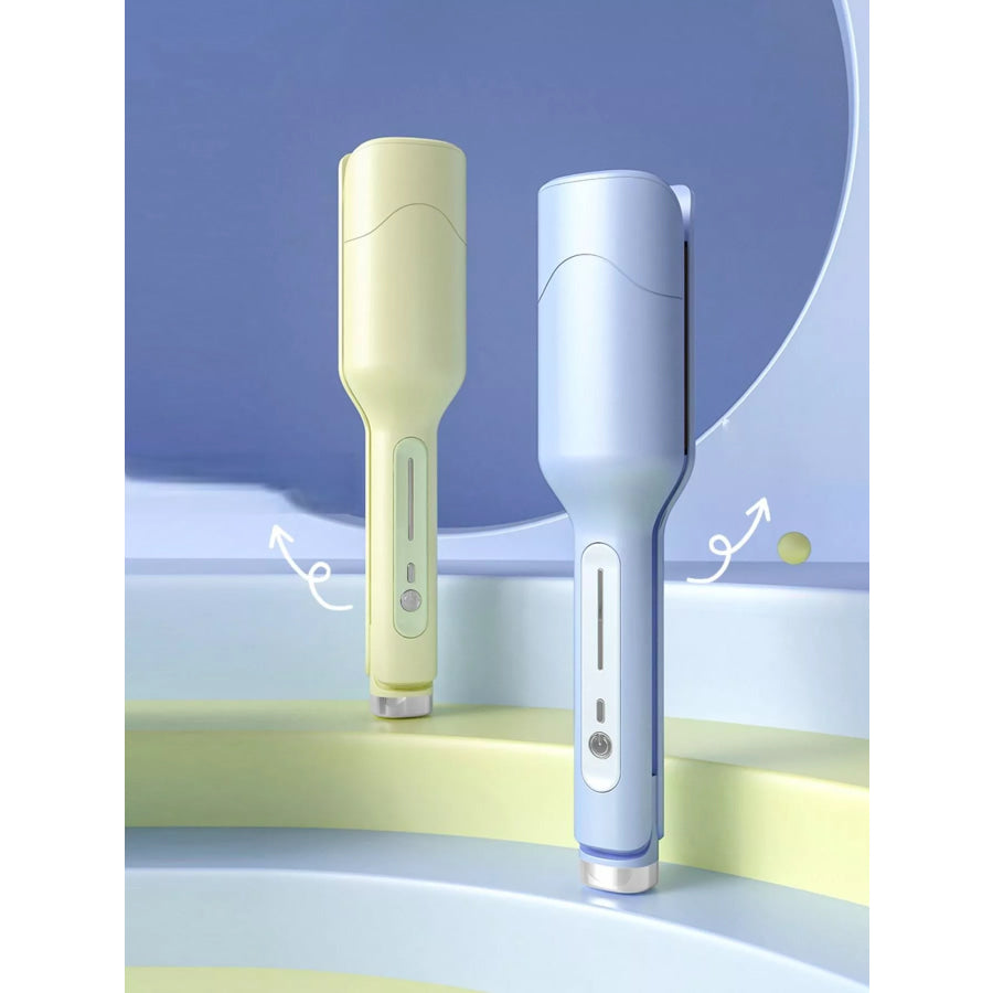 Portable Cordless Curling Iron Light Blue / European plug Apparel and Accessories