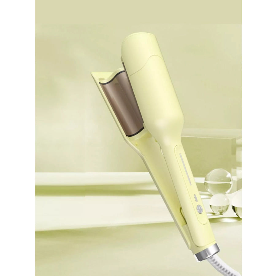 Portable Cordless Curling Iron Light Yellow / European plug Apparel and Accessories