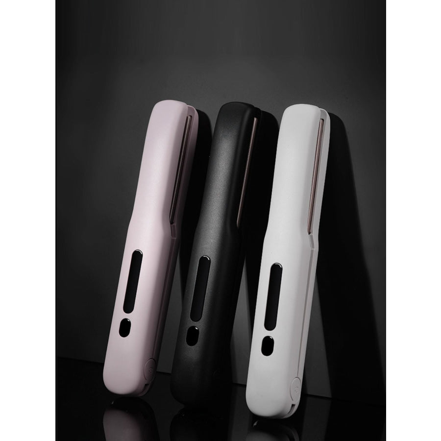 Portable Cordless Hair Straightener Black / ONESIZE Apparel and Accessories