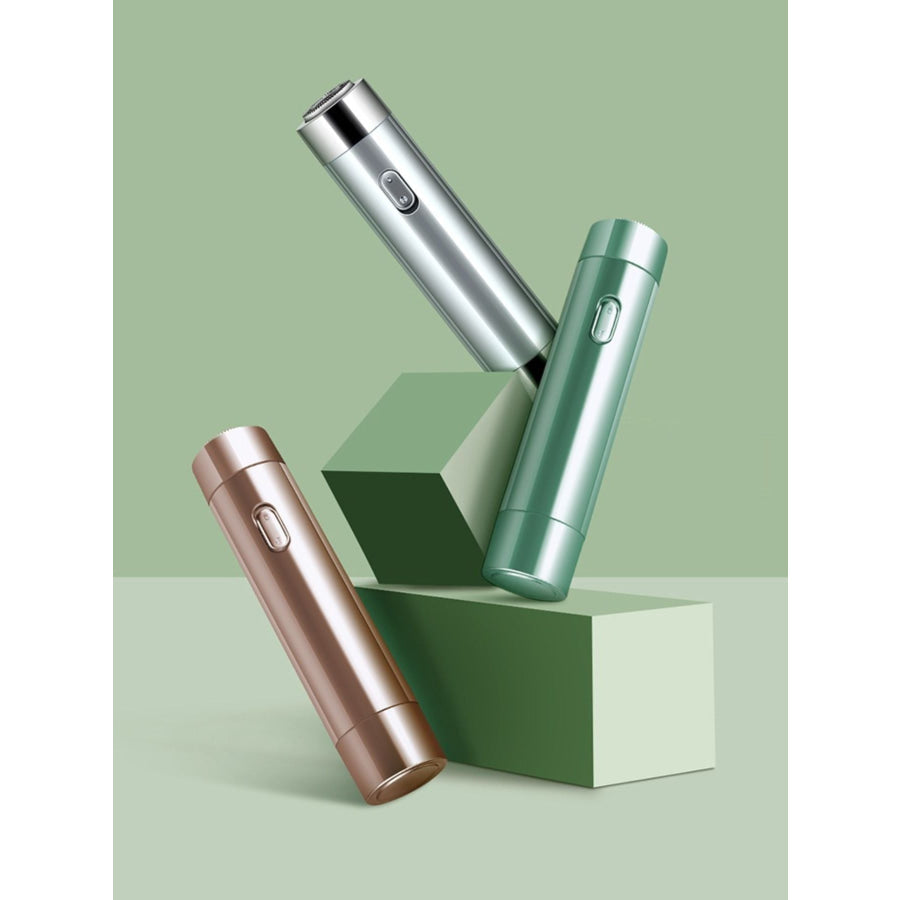 Portable Electric Hair Removal Epilator Green / ONESIZE Apparel and Accessories