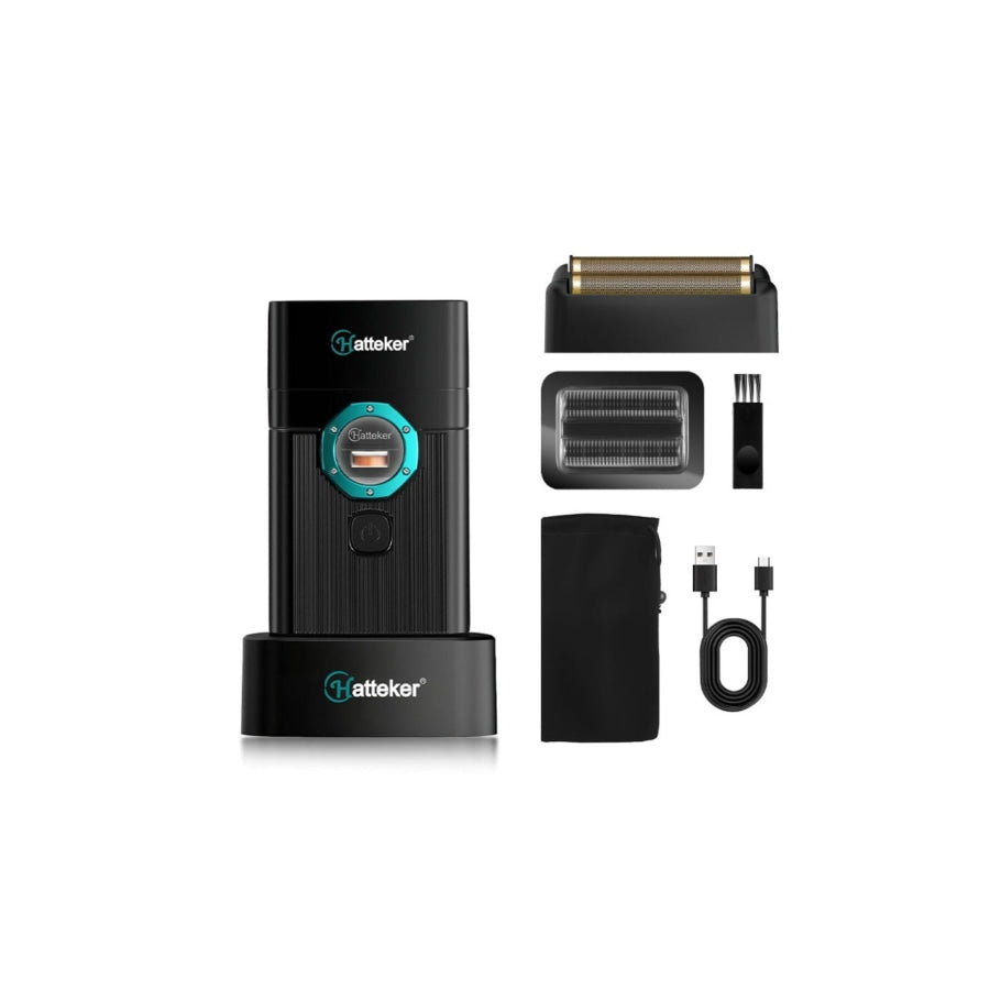 Portable Electric Shaver Black / One Size Apparel and Accessories
