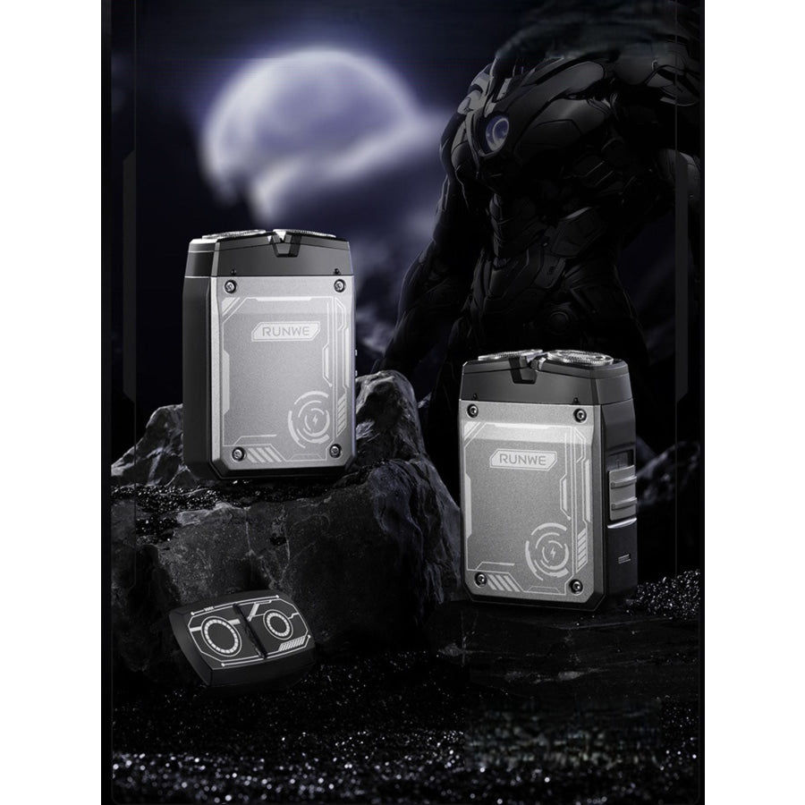 Portable Electric Shaver Black / ONESIZE Apparel and Accessories