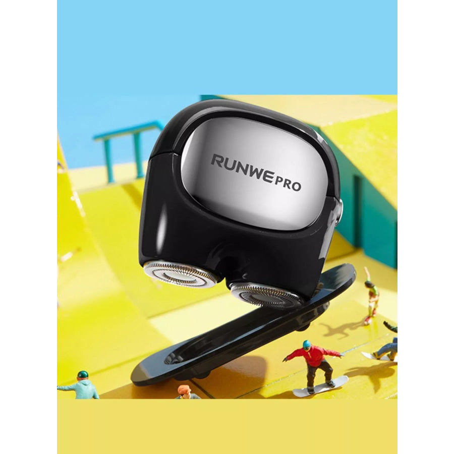 Portable Electric Shaver Black / ONESIZE Apparel and Accessories