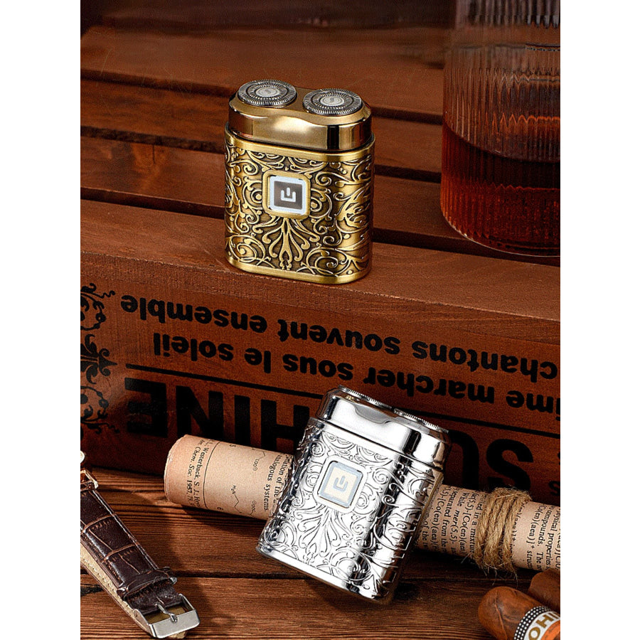 Portable Electric Shaver Gold / One Size Apparel and Accessories